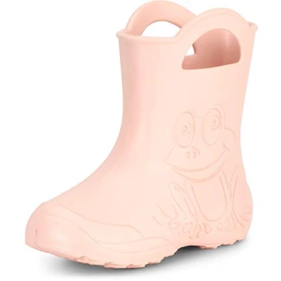 Abbildung von Ladeheid Eva federleichte Kinder Gummistiefel für Jungen und Mädchen Regenschuhe Bequeme wasserdichte Regenstiefel LA CA 01