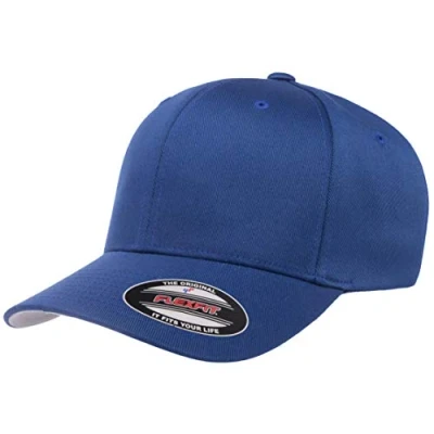 Abbildung von Flexfit Herren Men&#039;s Athletic Baseball Fitted Cap Taillierte Baseballkappe, Königlich (Royal), S/M