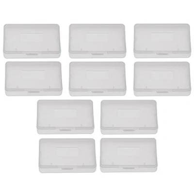 Abbildung von Richer R 10pcs Game Cartridge Case, 10 Stücke Gameboy Advance Cases Transparent Speicherkasten,Tragbar Kartusche Card Box Case Staub Cover für Boy GBA