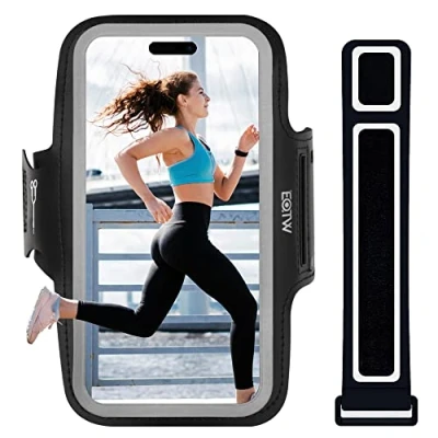 Abbildung von EOTW Sportarmband Handy Universal Handytasche Joggen Armtasche Kompatibel mit iPhone 16/15/14/13/12 Pro Galaxy S24/S23+/S22/S21 FE Armband für Running (6,2&quot; 6,6&quot;)