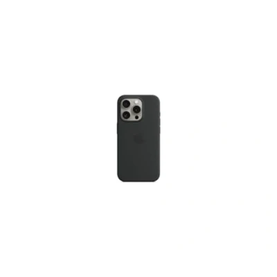 Abbildung von Apple Iphone 15 PRO Silicone CASE WITH Magsafe Handytasche, Größe: One Size, Black