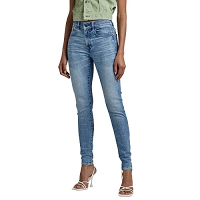 Abbildung von G Star Lhana Skinny Jeans Fit, Damen, Größe: 24x30, Sun faded niagara