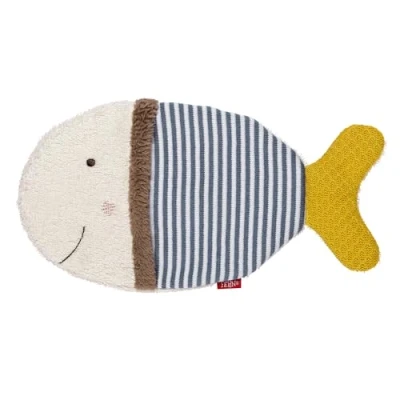 Abbildung von Fehn Waschhandschuh Fisch Waschlappen mit Tiermotiv für fröhlichen Badespaß, Babys und Kinder ab 0+ Monaten