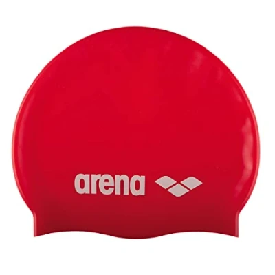 Abbildung von arena Classic Unisex Silikon Badekappe, Schwimmkappe für Frauen und Männer, Badekappe mit Verstärktem Rand, Weiche Strapazierfähige