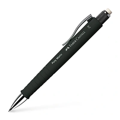 Abbildung von FABER CASTELL 133353 Druckbleistift Poly Matic, 0.7 mm, schwarz, 1 Stück