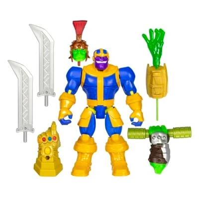 Abbildung von MixMashers Marvel Thanos individualisierbare Avengers Mix and Match Deluxe Action Figur &amp; Accessoires