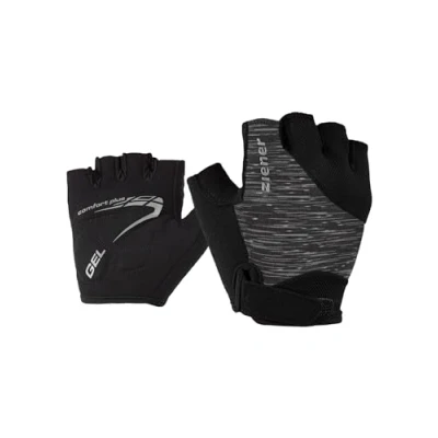 Abbildung von Ziener Kinder CANIZO Fahrrad , Mountainbike Radsport Handschuhe Kurzfinger atmungsaktiv/dämpfend, black melange, M