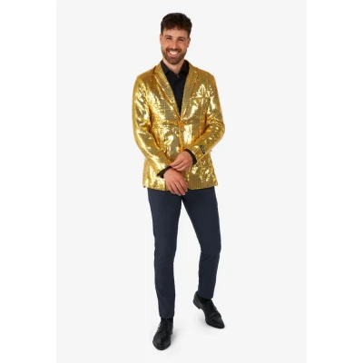 Abbildung von Suitmeister Sequins Sakko, Herren, Größe: Small, Gold