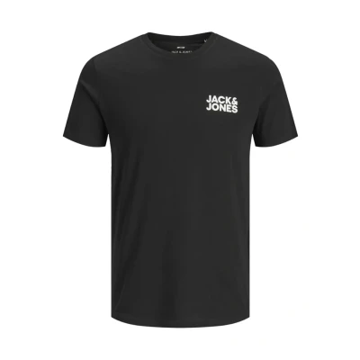 Abbildung von Jack &amp; Jones Jjecorp LOGO SS O NECK NOOS Tshirt print black, Herren, Größe: XS, Black