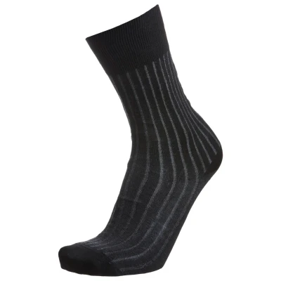 Abbildung von FALKE Herren Socken Shadow M SO Baumwolle gemustert 1 Paar, Grau (Grey White 3030), 47 48