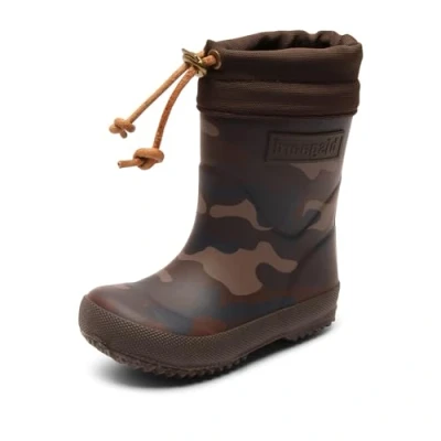 Abbildung von Bisgaard Thermo Gummistiefel für Kinder, Größe: 35, Khaki Schuhe