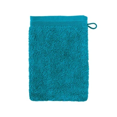 Abbildung von möve Superwuschel Waschhandschuh 20 x 15 cm aus 100% Baumwolle, lagoon