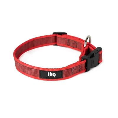 Abbildung von JULIUS K9 220CG R Color &amp; Gray Halsband, 20mm*27 42 cm, verstellbar, rot grau