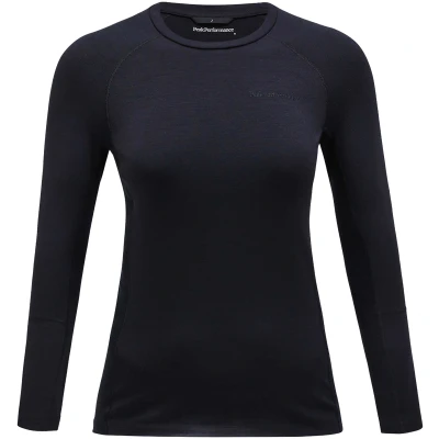 Abbildung von Peak Performance Magic CREW Unterhemd/shirt, Damen, Größe: Medium, Black