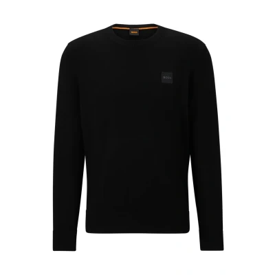 Abbildung von BOSS Kanovano Strickpullover, Herren, Größe: Small, Black