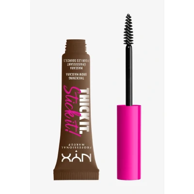 Abbildung von Nyx Professional Makeup Thick IT. Stick IT! BROW Mascara Mascara, Damen, Größe: 7 ml, Brunette