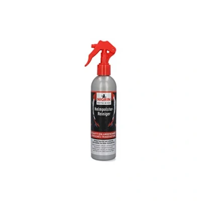 Abbildung von NIGRIN MOTO BIKE Helmpolster Reiniger für Motorrad, kein Ausbau des Helm Innenpolsters, 300 ml, Weiß