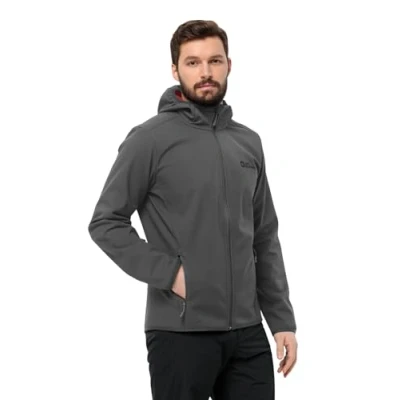 Abbildung von Jack Wolfskin Bornberg Softshelljacke, Herren, Größe: XXL, Slate