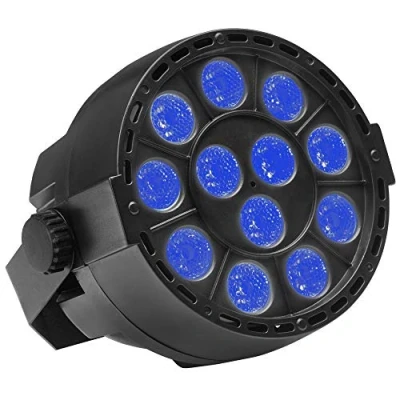 Abbildung von Showlite SPS 120 DMX LED Party Spot RGB Lichteffekt mit 36 Watt 17 Abstrahlwinkel Standalone oder Betrieb möglich Viele Automatik und Musikprogramme inkl. Strobe Effekt