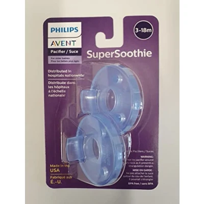 Abbildung von Philips 2 Pack AVENT Soothie Pacifier, Blau 3 Plus