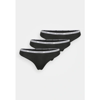 Abbildung von Tommy Hilfiger 3P Slip, Damen, Größe: Large, Black