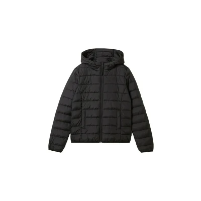 Abbildung von TOM Tailor Denim Lightweight Puffer Winterjacke, Damen, Größe: XXL, Deep black