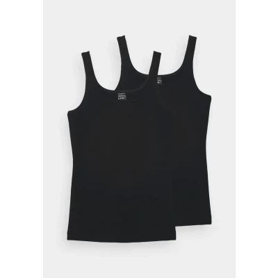 Abbildung von Schiesser Organic Cotton Teens 2 PACK Unterhemd/shirt für Kinder, Größe: 140, Schwarz