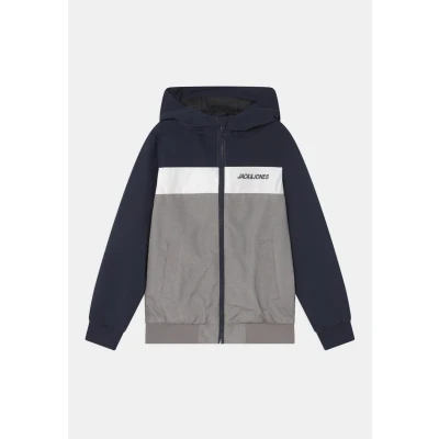Abbildung von Jack &amp; Jones Junior Jjerush Blocking NOOS JNR Übergangsjacke für Kinder, Größe: 128, Navy blazer