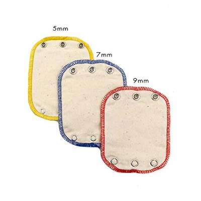 Abbildung von avo+cado Bodyverlängerung 3 Stk Aus Biobaumwolle Verlängern Baby Bodys um eine Kleidergröße Universal Verlängerungen für Babybodys mit Knopfgrößen 5mm, 7mm, 9mm (Farbe: Bunt)