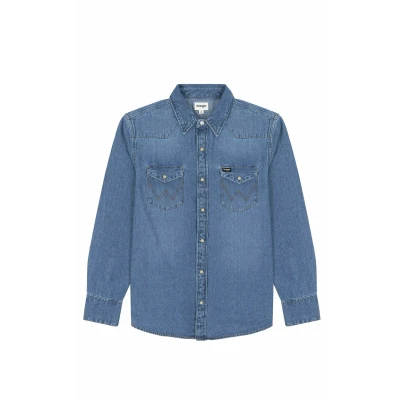 Abbildung von Wrangler 27MW Hemd, Herren, Größe: XXL, Icon mid stone