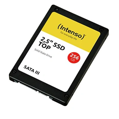 Abbildung von Intenso Interne 2,5&quot; SSD SATA III Top, 256 GB, 550 MB/Sekunden, Schwarz