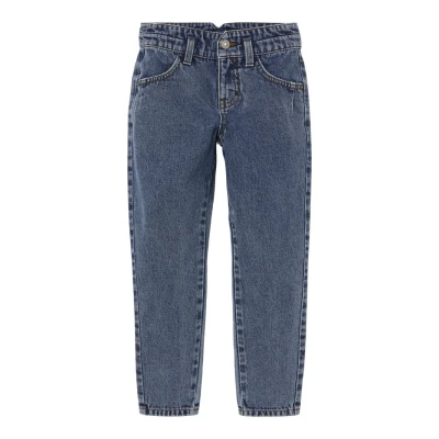 Abbildung von NAME IT Mädchen Nkfbella Dnm 2700 Hw An Mom Pant Noos Hose, Medium Blue Denim, 134 EU
