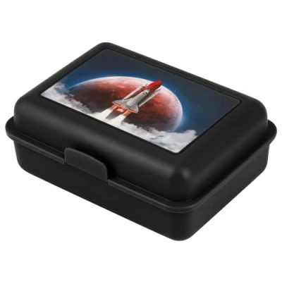 Abbildung von Baagl Brotdose Kinder für Schule Lunchbox Mädchen, Jungen, Kindergarten Jausenbox, Brotzeitbox, Brotbox, Snackbox (Space Shuttle)