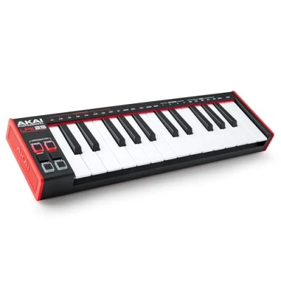 Abbildung von AKAI Professional LPK25 USB MIDI Keyboard Controller mit 25 responsiven Synth Tasten für Mac und PC, Arpeggiator Musikproduktionssoftware