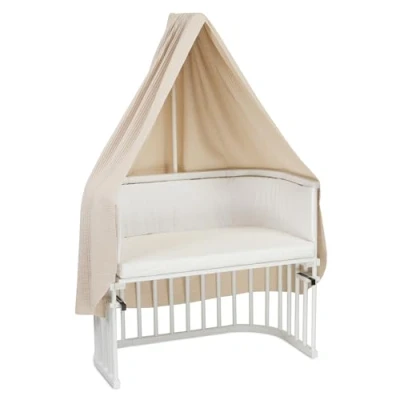Abbildung von babybay Himmel Waffelpiqué für Mobilehalterung passend alle Modelle bis 96 cm Länge, Sand