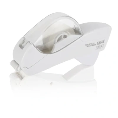 Abbildung von Eagle Tape Dispenser Halbautomatischer Klebebandspender, 12mm 19mm Rollenbreite ink 2 Rollen handlich praktisch präzise (Schneewittchen)