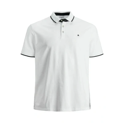 Abbildung von Jack &amp; Jones Jjepaulos Poloshirt, Herren, Größe: 4XL, White