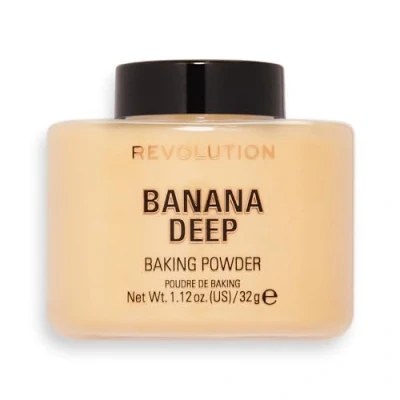 Abbildung von Makeup Revolution Loose Baking Powder Fixierspray und Fixierpuder, Damen, Größe: 32 g, Banana (deep)
