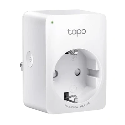 Abbildung von TP Link Tapo Smart WLAN Steckdose P110 mit Energieverbrauchskontrolle, Home Alexa Steckdose, funktioniert Alexa, Google Home, Sprachsteuerung, Fernzugriff, Kein Hub notwendig, Mini