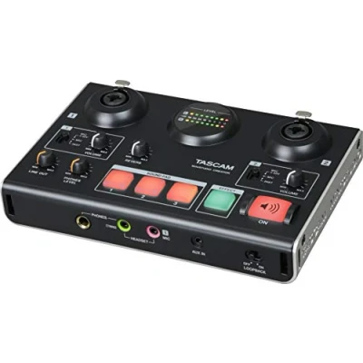 Abbildung von Tascam MiNiSTUDIO Creator US 42B USB Audio Interface für Streaming, Podcasting, Personal Broadcasting, Live Gaming und Filmvertonung mit 2 Ein /2 Ausgängen, 24Bit/96kHz