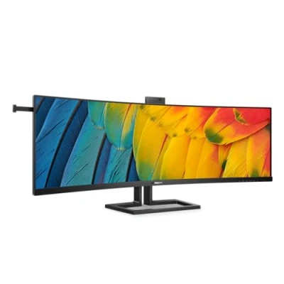 Abbildung von Philips 45B1U6900CH 6000 Series LED Monitor gebogen 114.3 cm (45&quot;) (44.5&quot; sichtbar) 5120 x 1440 Dual Quad HD @ 75 Hz VA 450 cd/m² 3000:1 DisplayHDR 400 4 ms 2xHDMI, DisplayPort, 2xUSB C Lautsprecher Schwarz