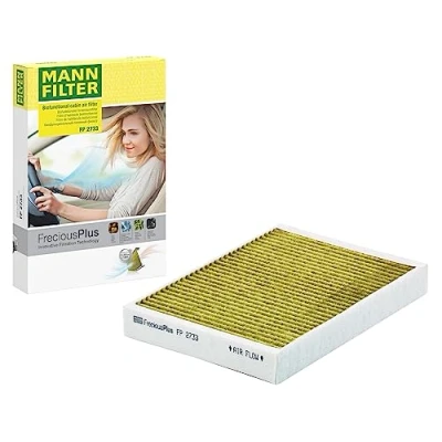 Abbildung von MANN FILTER FP 2733 Innenraumfilter FreciousPlus Biofunktionaler Pollenfilter Für PKW