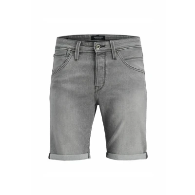 Abbildung von Jack &amp; Jones Jjirick Jjfox Jeans Shorts, Herren, Größe: Large, Grey denim