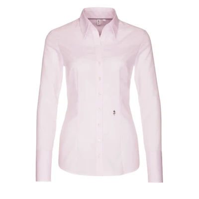 Abbildung von Seidensticker Damen Women Slim Longsleeve Cotton Bluse, Rosa(080613), 34 EU