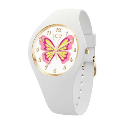 Abbildung von ICE Watch fantasia Butterfly lily Weiße Mädchenuhr mit Plastikarmband 021956 (Small)
