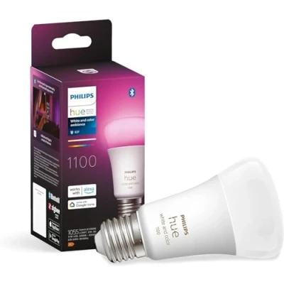 Abbildung von Philips Hue White &amp; Col. Amb. E27 Einzelpack 800lm 75W