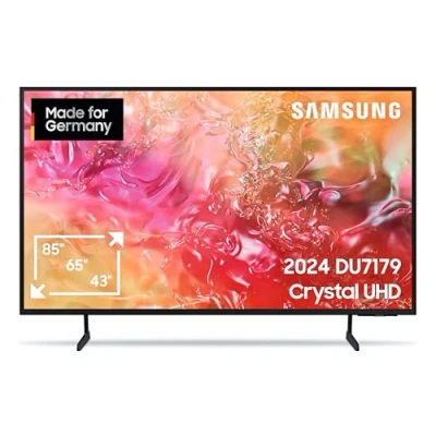 Abbildung von Samsung Crystal UHD 4K DU7179 Fernseher 50 Zoll, TV mit PurColor, Upscaling, Prozessor 4K, Smart TV, GU50DU7179U, Deutsches Modell [2024]