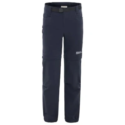 Abbildung von Jack Wolfskin Active ZIP OFF Pants Unisex 2IN1 Outdoor Shorts für Kinder, Größe: 176, Night blue