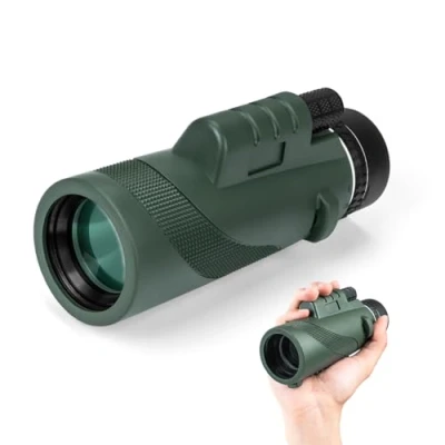 Abbildung von Free Soldier 10 * 40 Zoom Monokular Fernglas, Leichtes Telescope Für Erwachsene, Fernrohr Geeignet Vogelbeobachtung, Reisen, Konzerte, Outdoor Sport