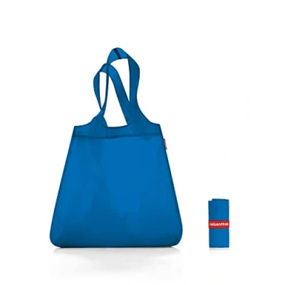 Abbildung von reisenthel mini maxi shopper faltbarer kompakter Rucksack wasserabweisend, Couleur:blau